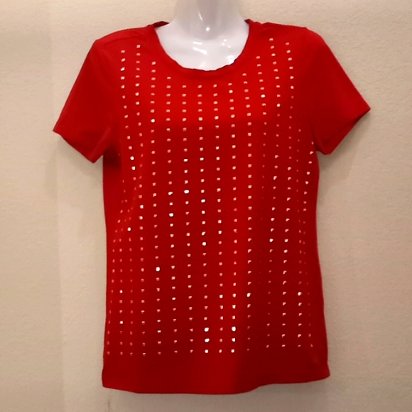 Tommy Hilfiger Gold Detailed Knit Tshirt - Picture 6 of 12